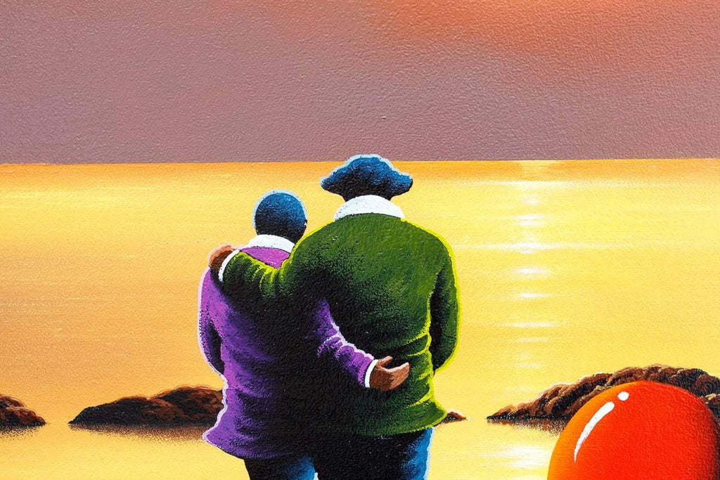 Sunset With My Love - Original - SOLD by artist David Renshaw - Wyecliffe Galleries