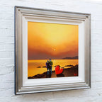 Sunset With My Love - Original - SOLD by artist David Renshaw - Wyecliffe Galleries