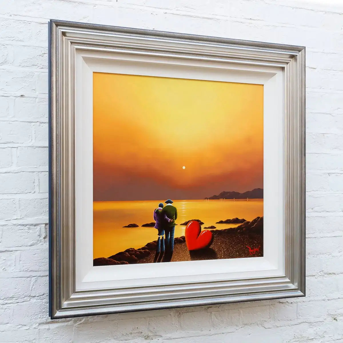 Sunset With My Love - Original - SOLD by artist David Renshaw - Wyecliffe Galleries