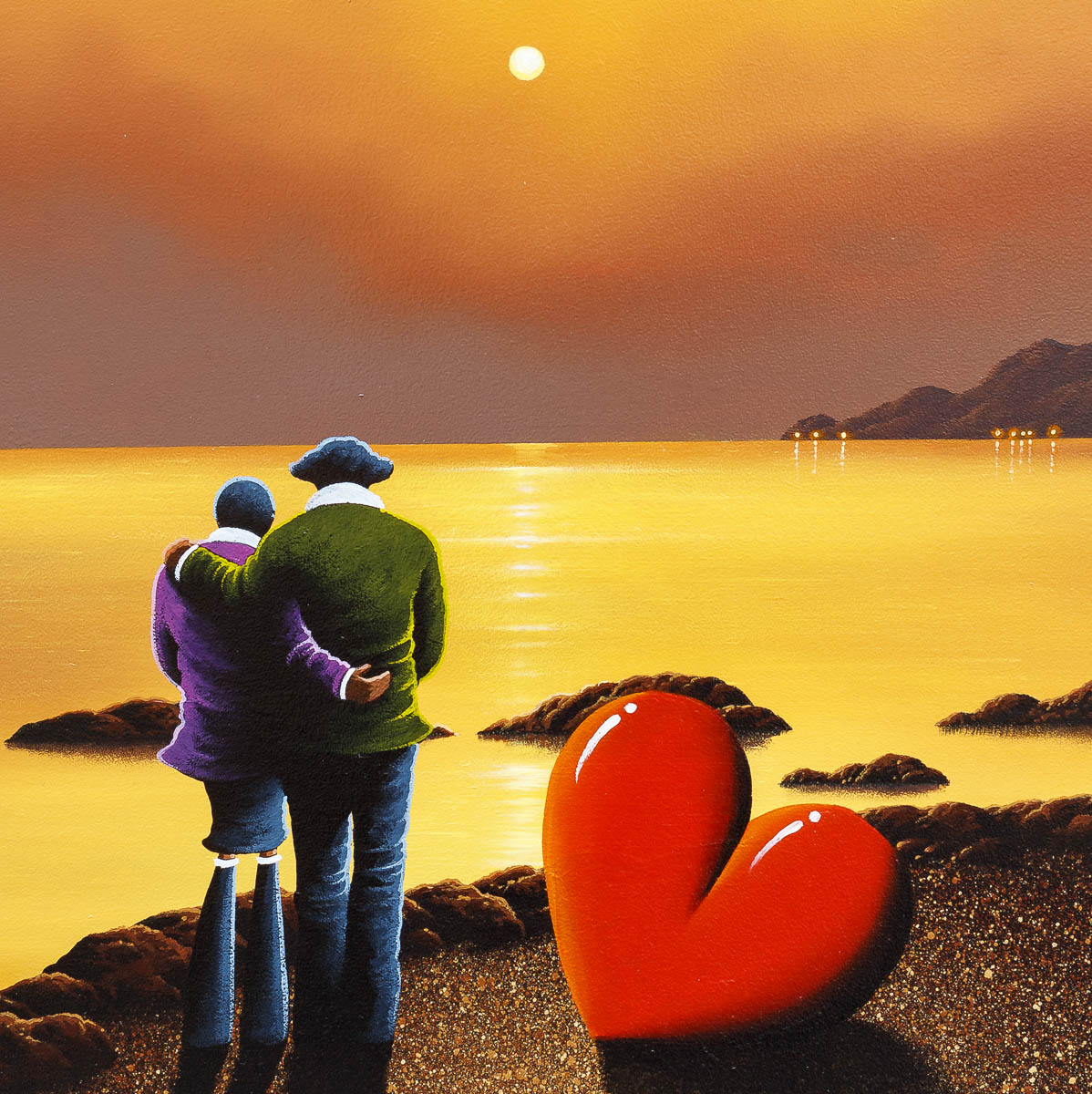 Sunset With My Love - Original David Renshaw Original
