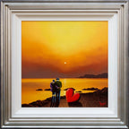 Sunset With My Love - Original - SOLD by artist David Renshaw - Wyecliffe Galleries