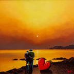 Sunset With My Love - Original - SOLD by artist David Renshaw - Wyecliffe Galleries