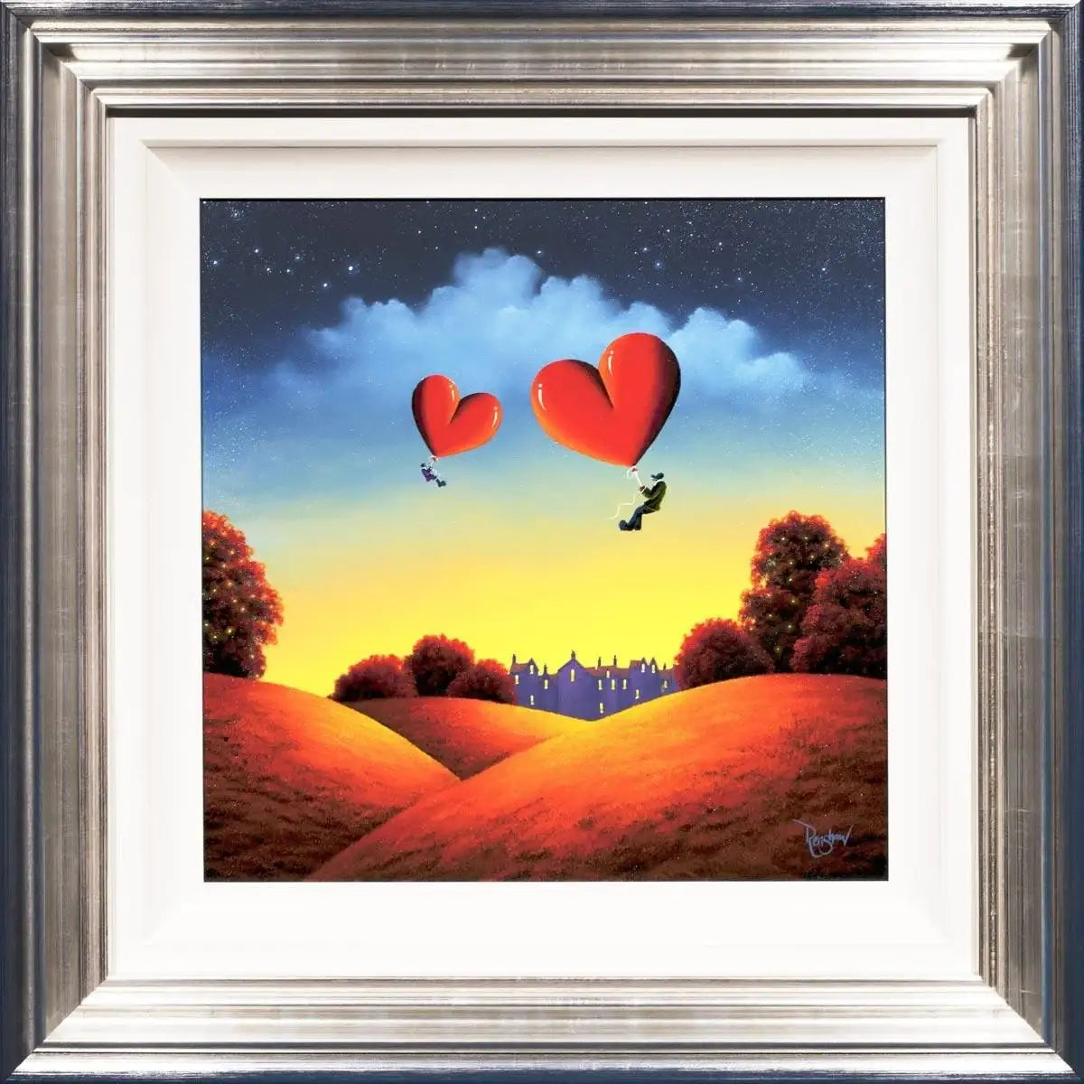 Swept Off Our Feet - Original - SOLD by artist David Renshaw - Wyecliffe Galleries