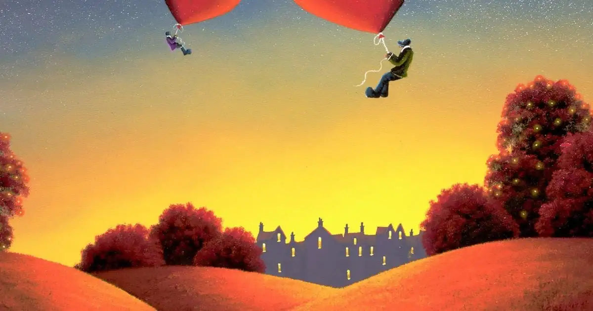 Swept Off Our Feet - Original - SOLD by artist David Renshaw - Wyecliffe Galleries