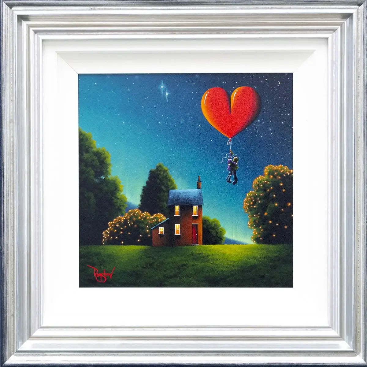 Take Our Love To The Stars - Original - SOLD by artist David Renshaw - Wyecliffe Galleries