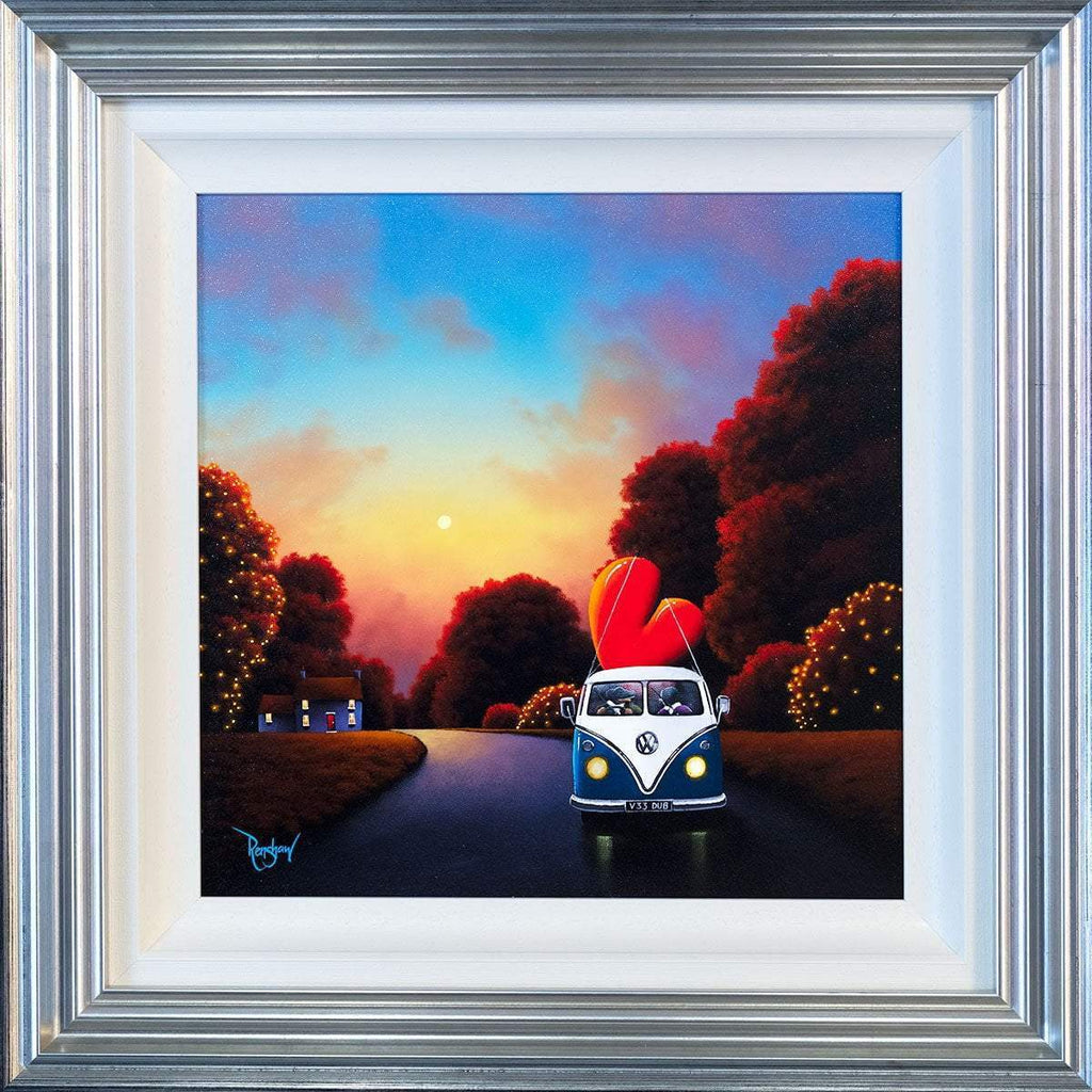 Taking Love With Us - Original - SOLD by artist David Renshaw - Wyecliffe Galleries