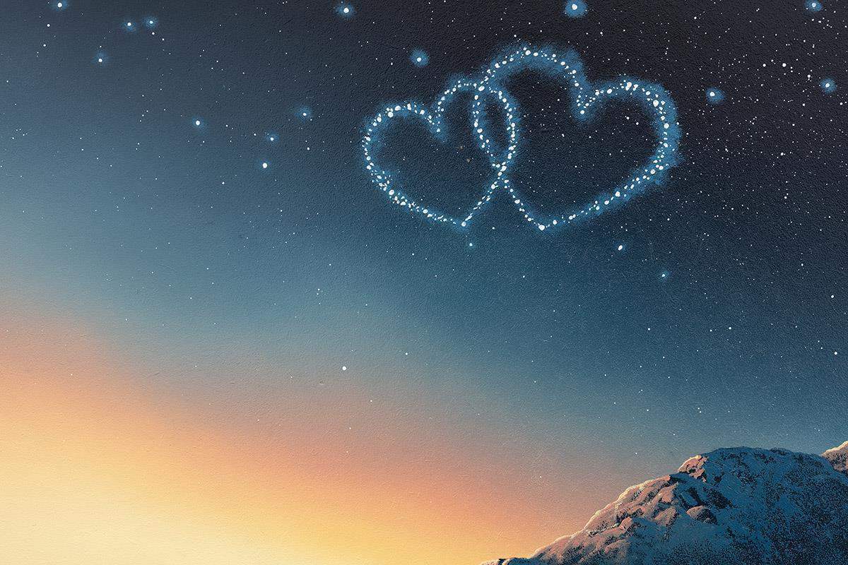 The Four of Us - Original - SOLD by artist David Renshaw - Wyecliffe Galleries