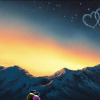 The Four of Us - Original - SOLD by artist David Renshaw - Wyecliffe Galleries