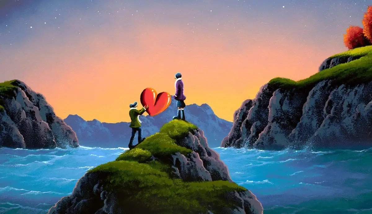 The Gift That Matters - SOLD by artist David Renshaw - Wyecliffe Galleries