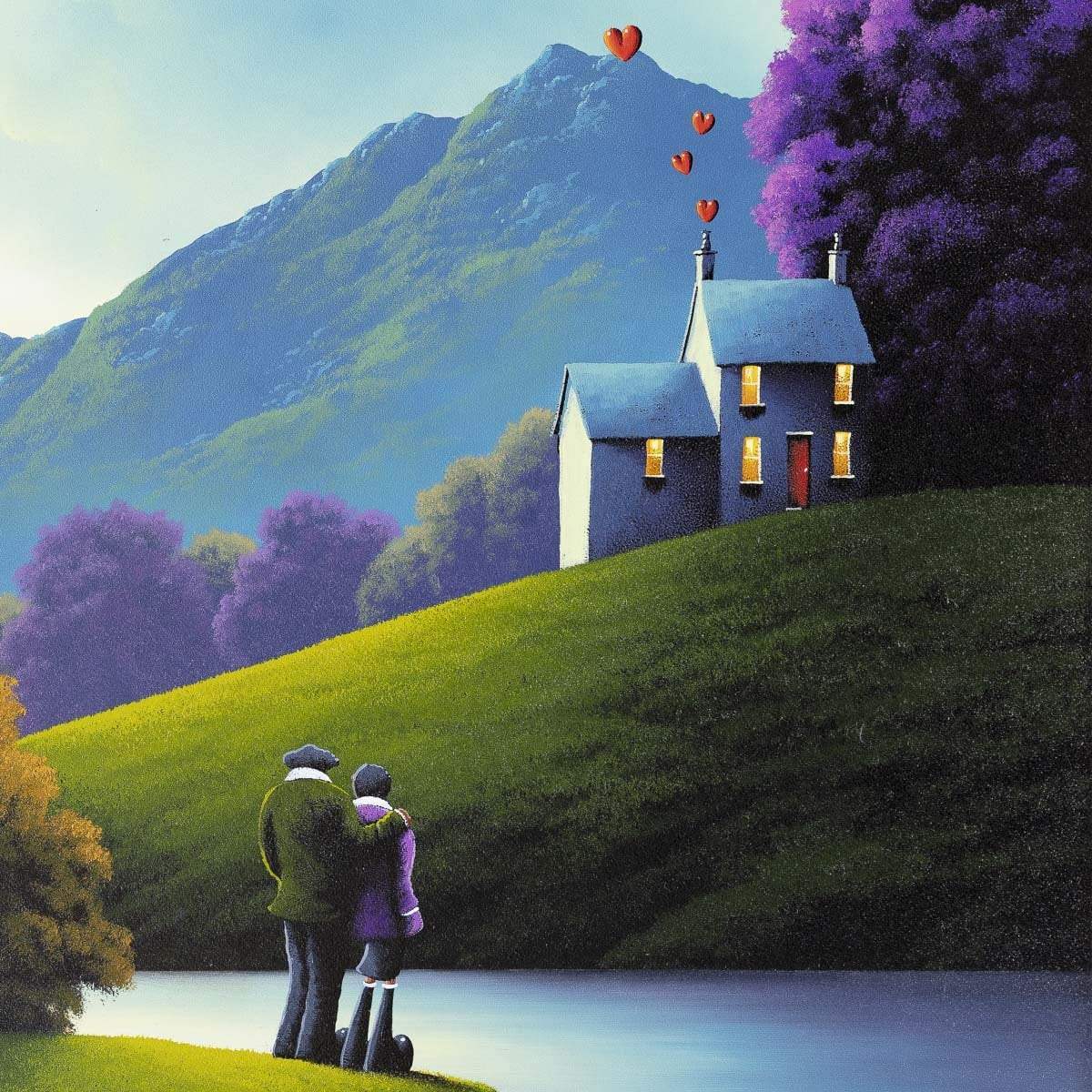The Heart Of The Home - Original - SOLD by artist David Renshaw - Wyecliffe Galleries