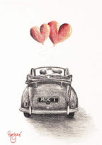 The Kissing Bridge Study - SOLD by artist David Renshaw - Wyecliffe Galleries