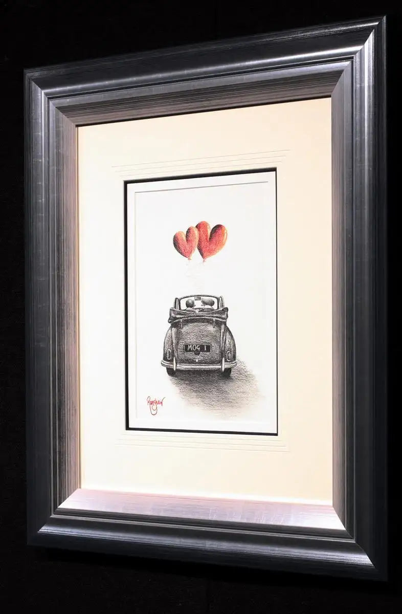 The Kissing Bridge Study - SOLD by artist David Renshaw - Wyecliffe Galleries