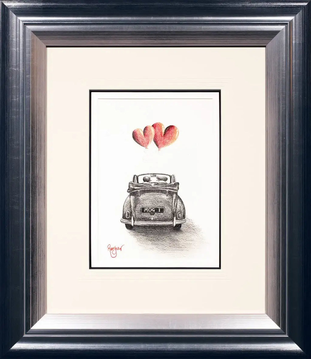 The Kissing Bridge Study - SOLD by artist David Renshaw - Wyecliffe Galleries