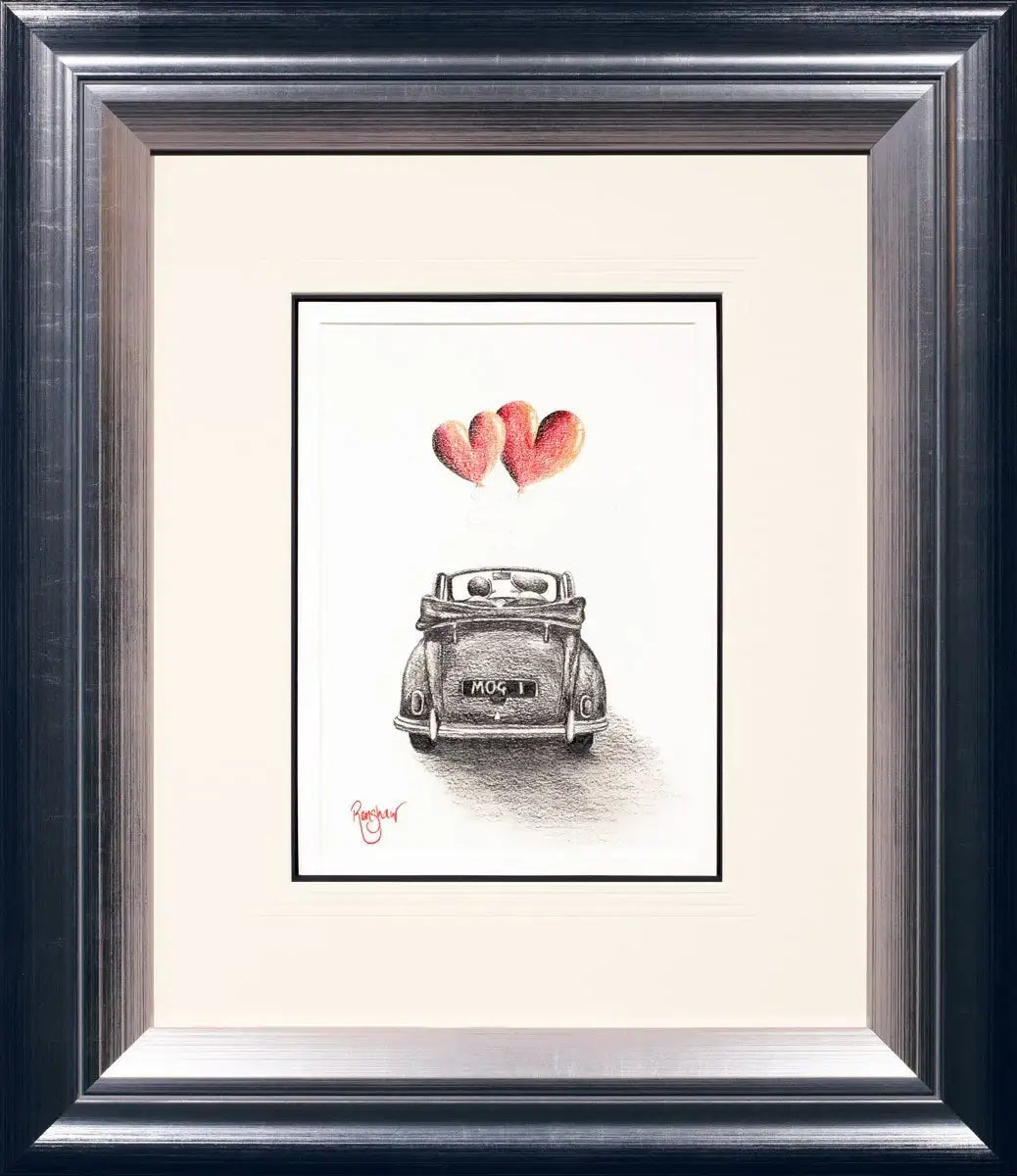 The Kissing Bridge Study - SOLD by artist David Renshaw - Wyecliffe Galleries