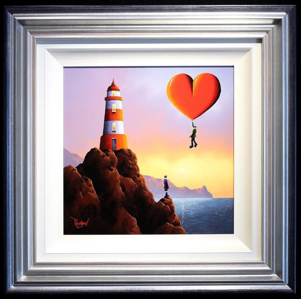 The Lighthouse - SOLD by artist David Renshaw - Wyecliffe Galleries