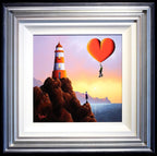 The Lighthouse - SOLD by artist David Renshaw - Wyecliffe Galleries