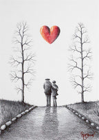 The Long Winding Road - SOLD by artist David Renshaw - Wyecliffe Galleries