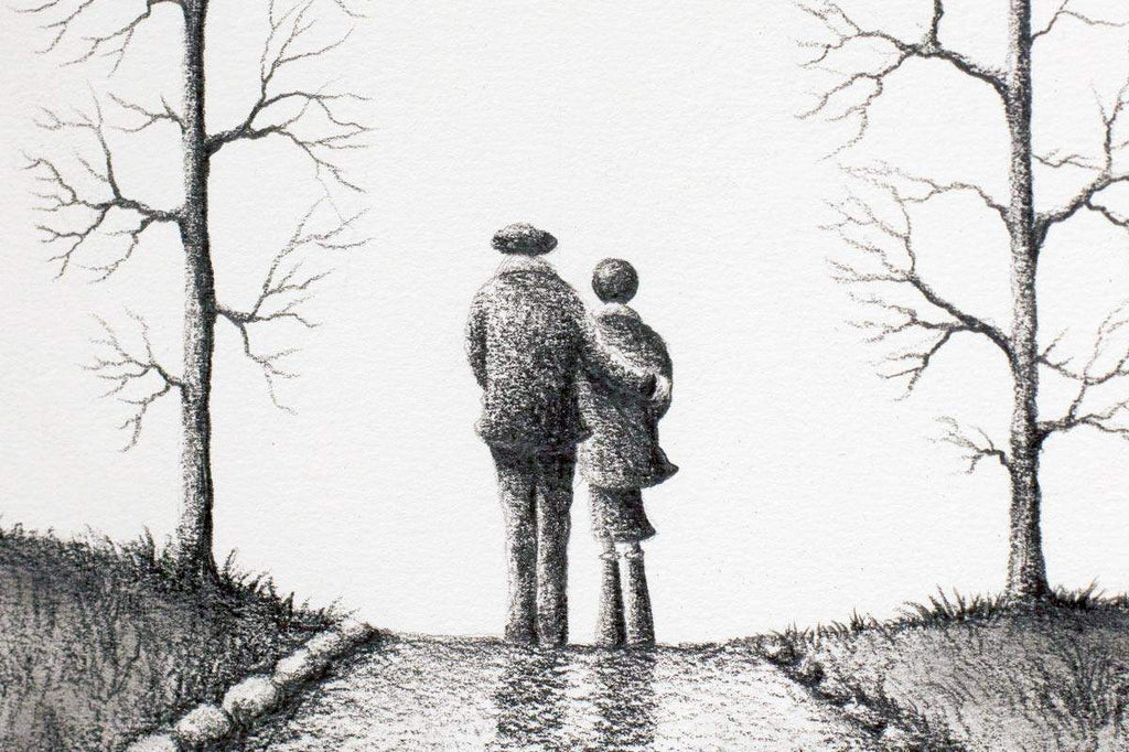 The Long Winding Road - SOLD by artist David Renshaw - Wyecliffe Galleries