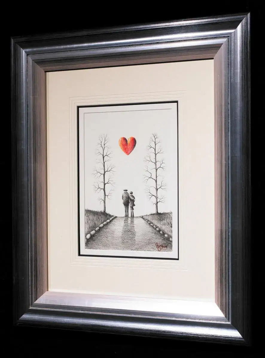 The Long Winding Road - SOLD by artist David Renshaw - Wyecliffe Galleries