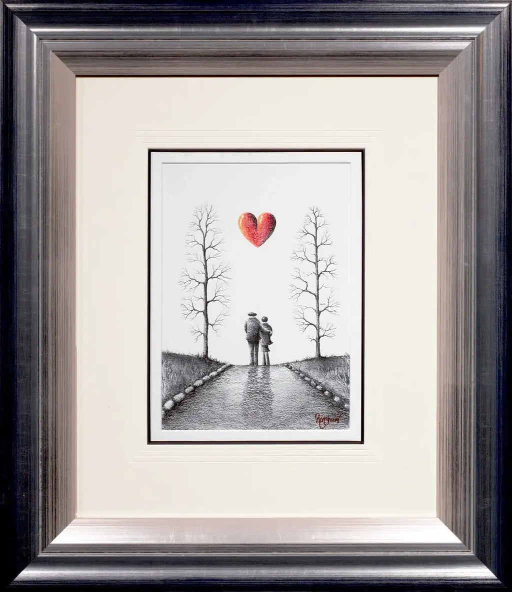 The Long Winding Road - SOLD by artist David Renshaw - Wyecliffe Galleries