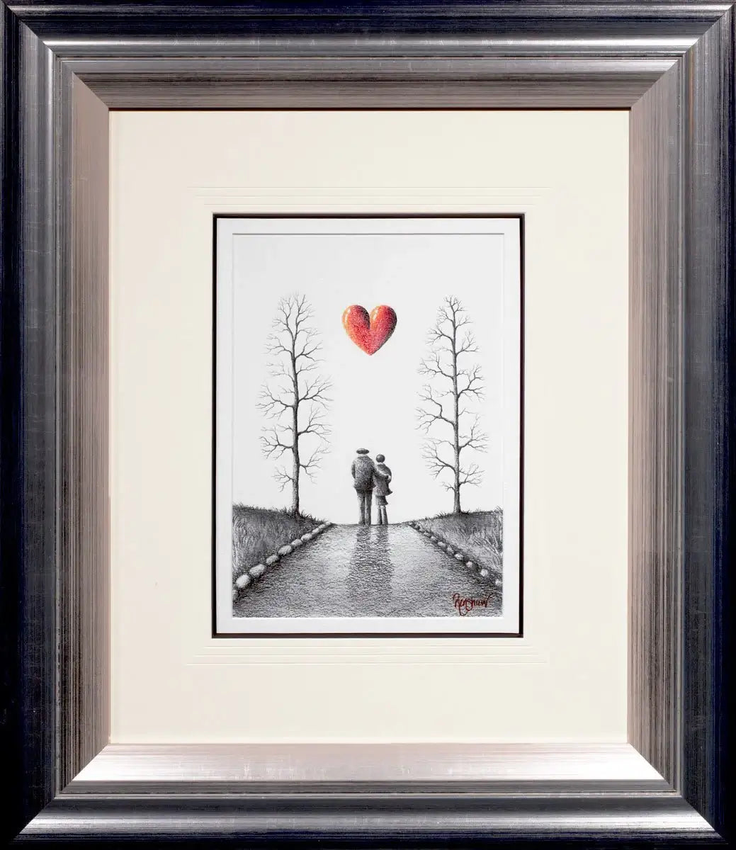 The Long Winding Road - SOLD by artist David Renshaw - Wyecliffe Galleries