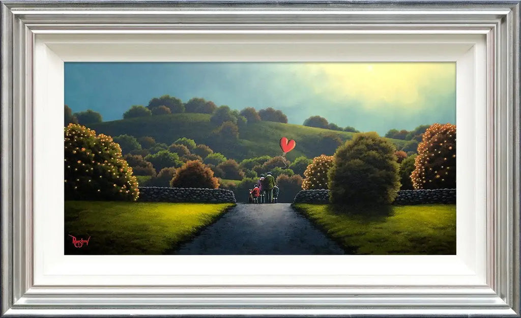 The Love of a Family - Original - SOLD by artist David Renshaw - Wyecliffe Galleries