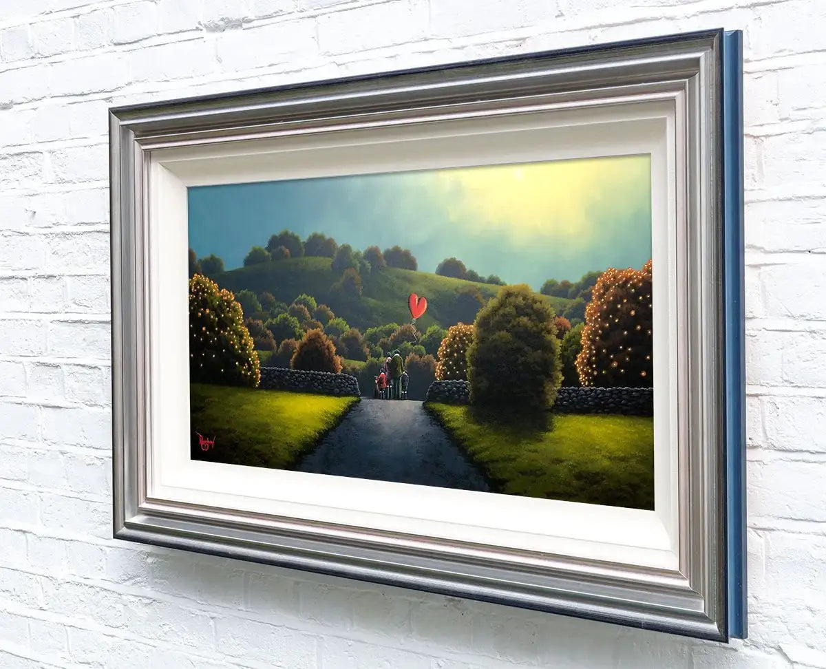 The Love of a Family - Original - SOLD by artist David Renshaw - Wyecliffe Galleries