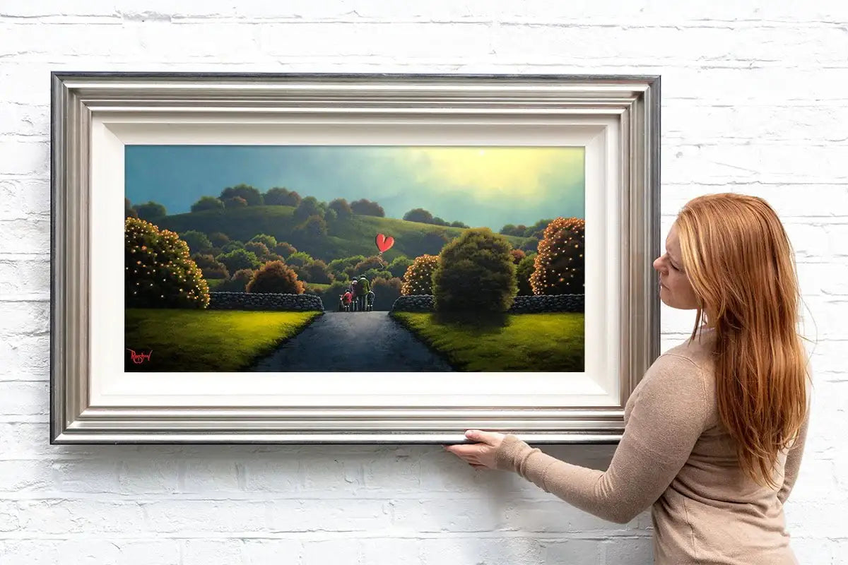 The Love of a Family - Original - SOLD by artist David Renshaw - Wyecliffe Galleries