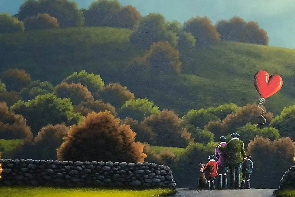 The Love of a Family - Original - SOLD by artist David Renshaw - Wyecliffe Galleries