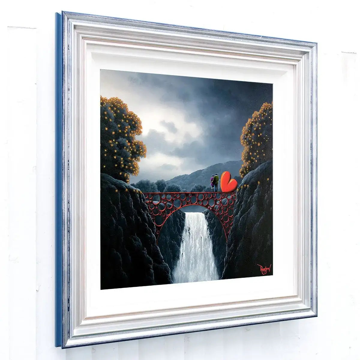 The Love That Can Build A Bridge - Original SOLD by artist David Renshaw - Wyecliffe Galleries