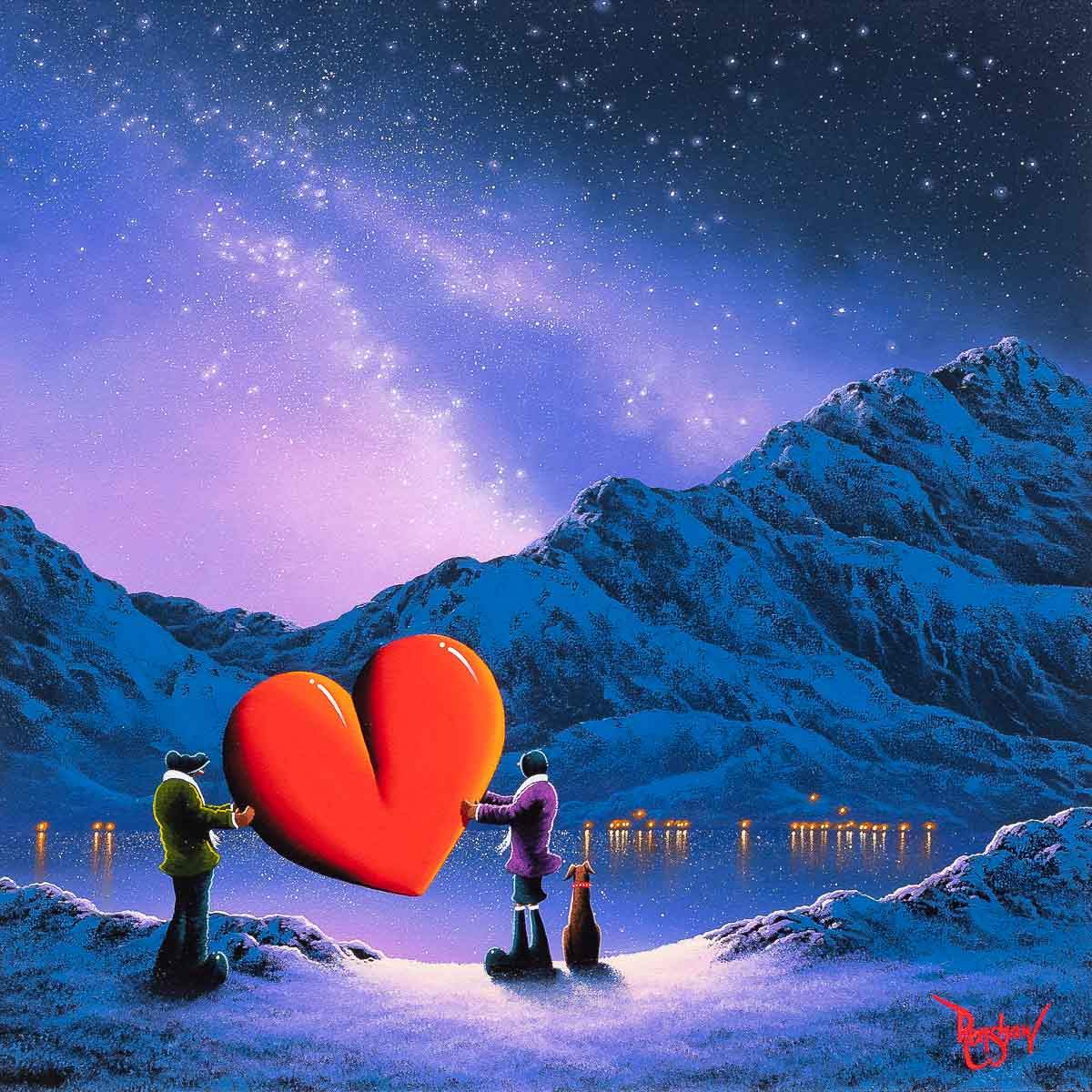 The Love We Share - Original - SOLD by artist David Renshaw - Wyecliffe Galleries