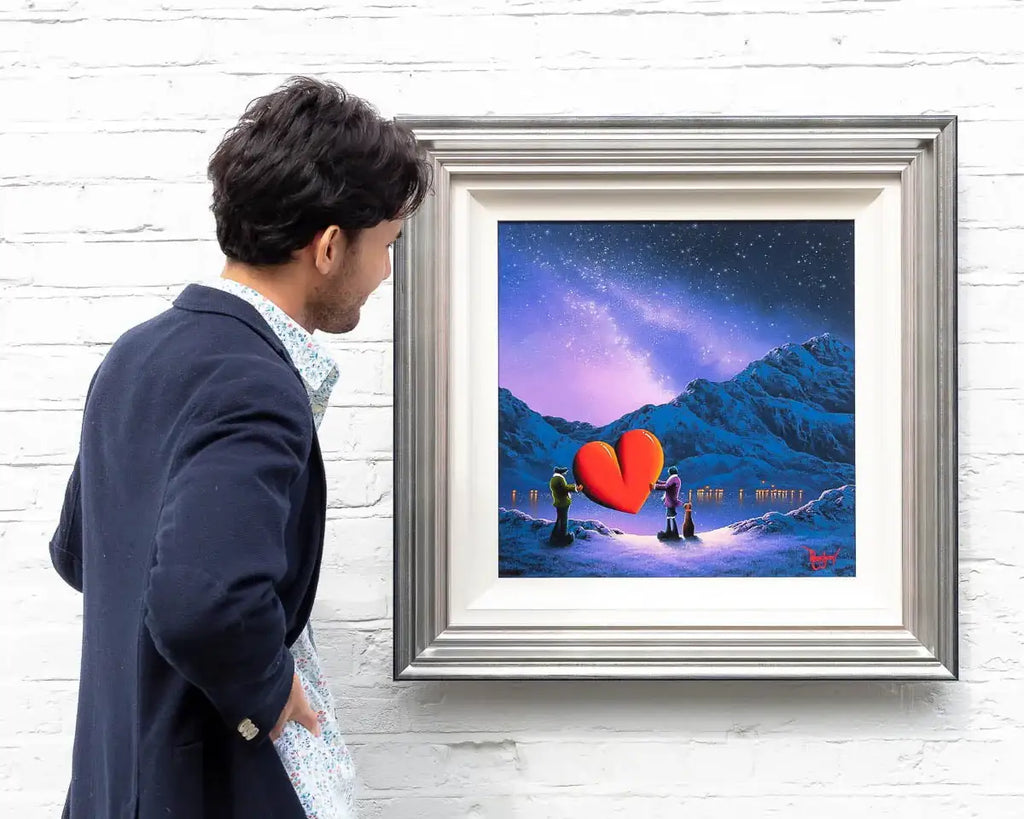 The Love We Share - Original - SOLD by artist David Renshaw - Wyecliffe Galleries