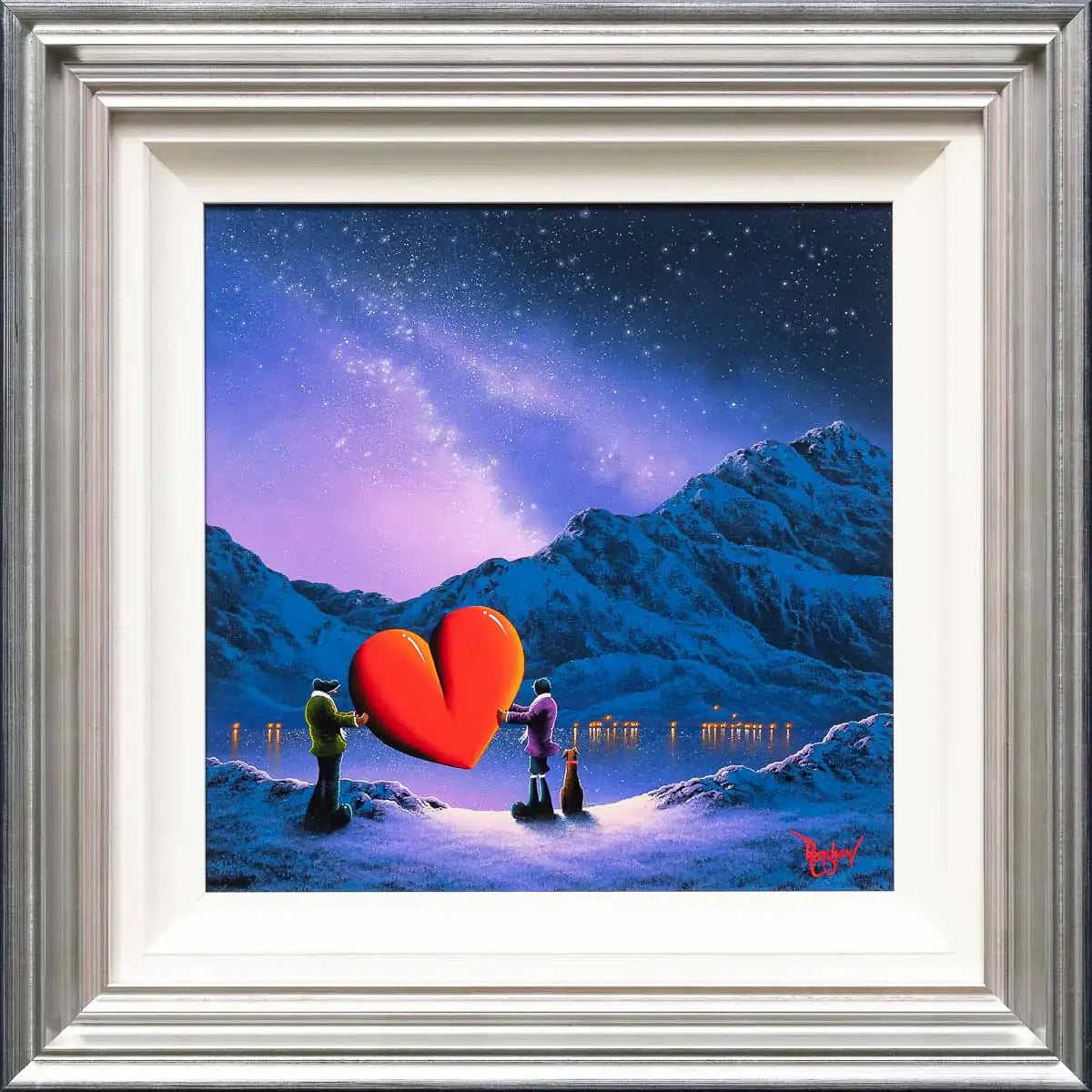 The Love We Share - Original - SOLD by artist David Renshaw - Wyecliffe Galleries