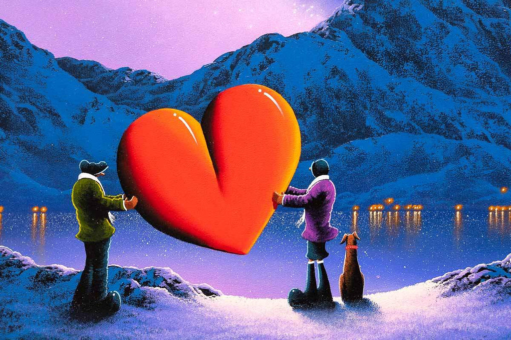 The Love We Share - Original - SOLD by artist David Renshaw - Wyecliffe Galleries