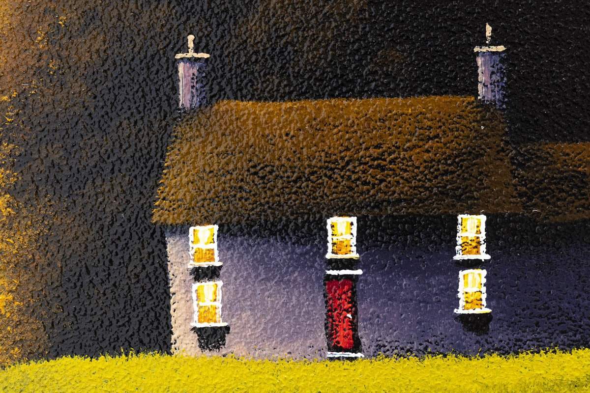 The Middle of Nowhere - Original - SOLD by artist David Renshaw - Wyecliffe Galleries