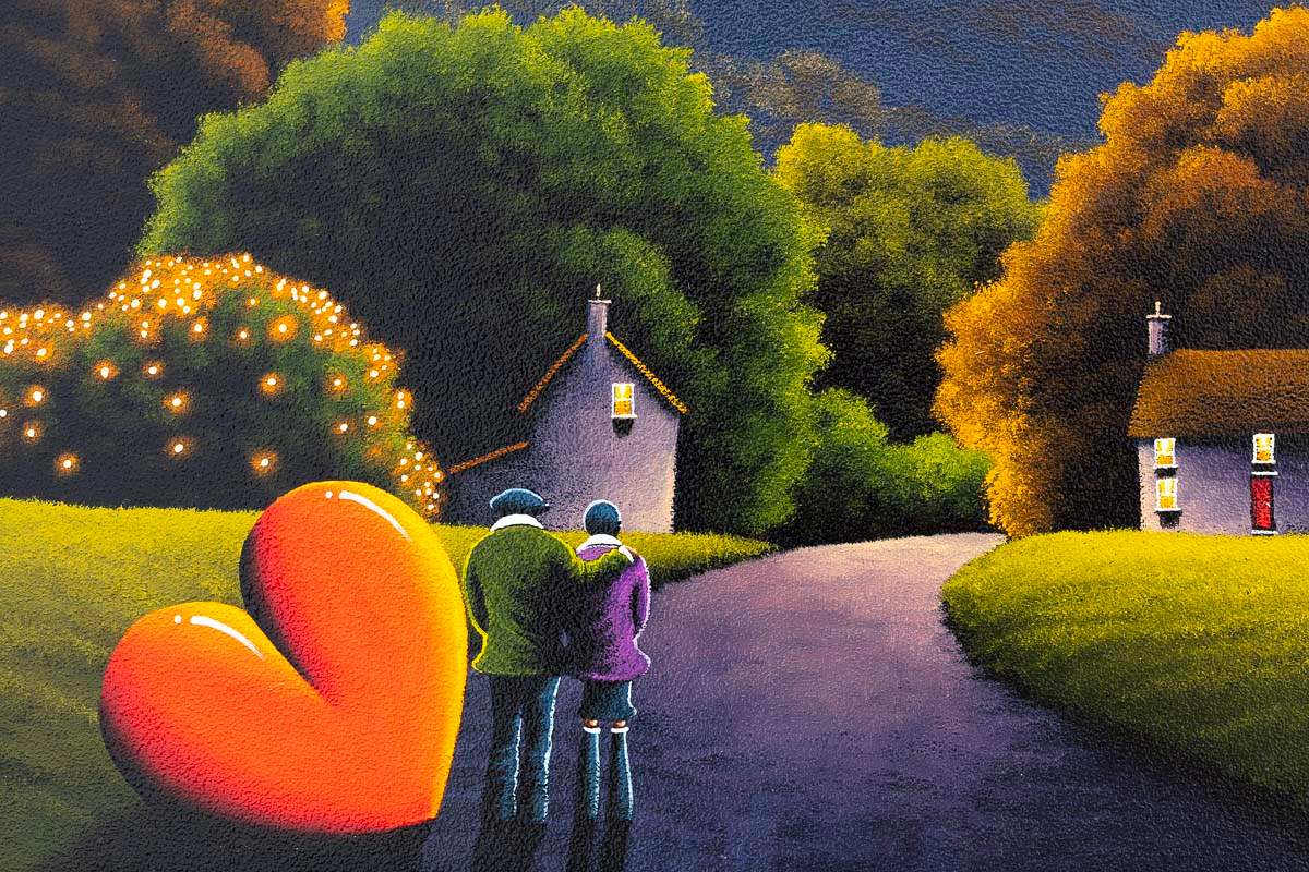 The Middle of Nowhere - Original - SOLD by artist David Renshaw - Wyecliffe Galleries
