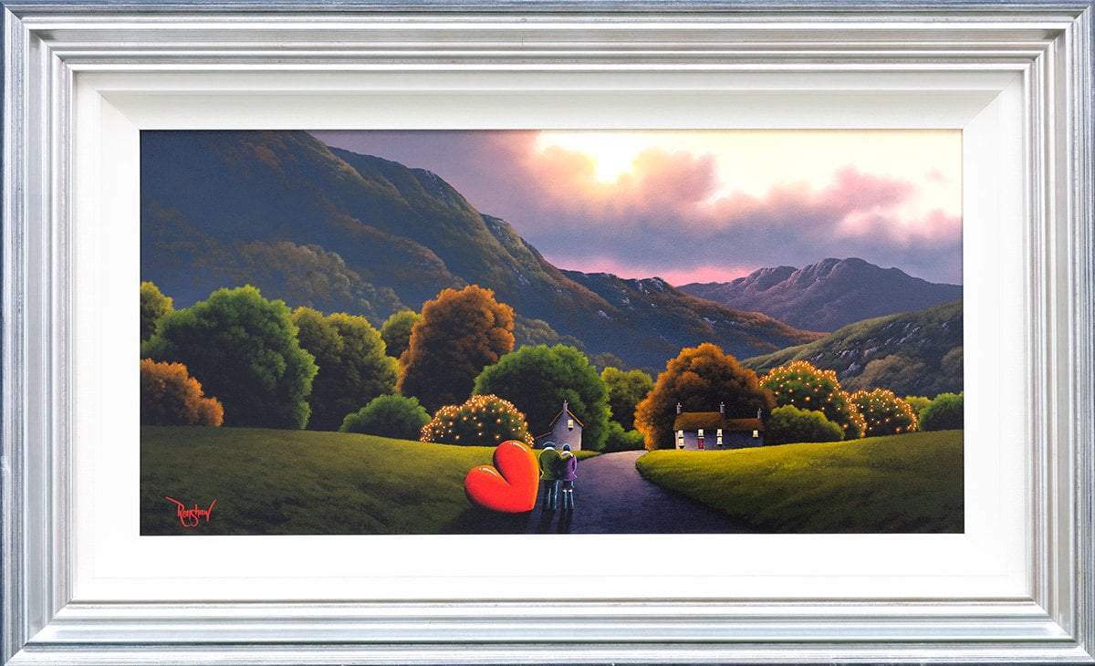 The Middle of Nowhere - Original - SOLD by artist David Renshaw - Wyecliffe Galleries