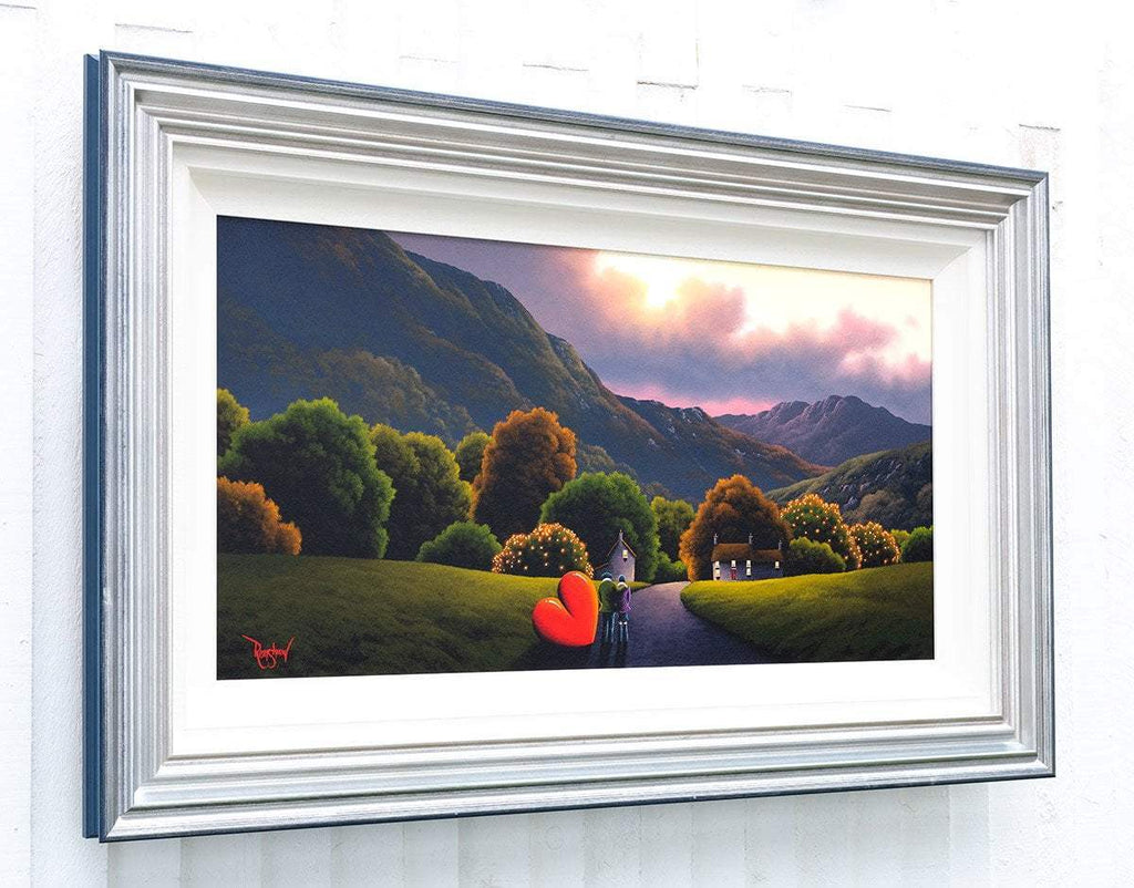 The Middle of Nowhere - Original - SOLD by artist David Renshaw - Wyecliffe Galleries
