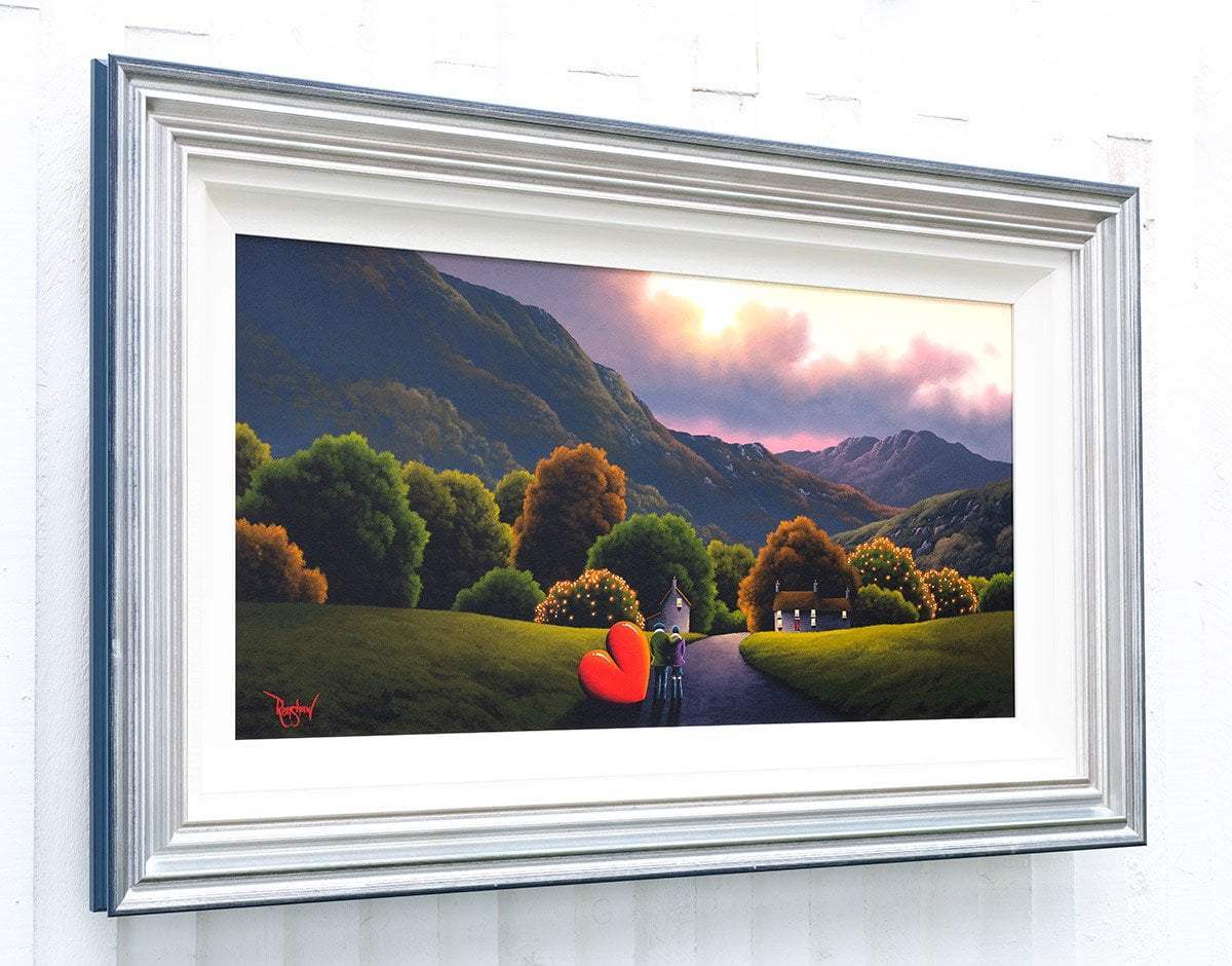 The Middle of Nowhere - Original - SOLD by artist David Renshaw - Wyecliffe Galleries