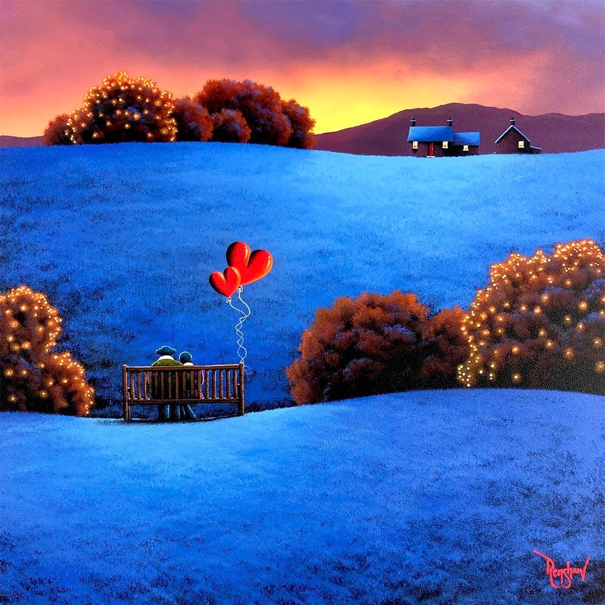 The One I Love - Original - SOLD by artist David Renshaw - Wyecliffe Galleries
