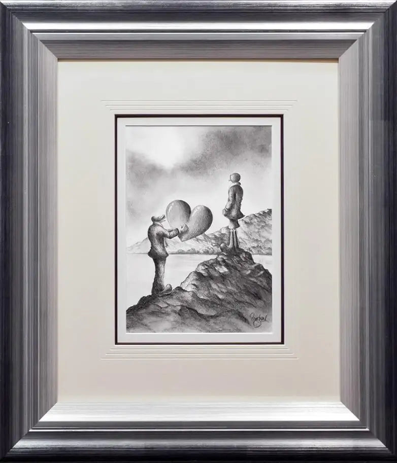 The Pinnacle Sketch - Original - SOLD by artist David Renshaw - Wyecliffe Galleries