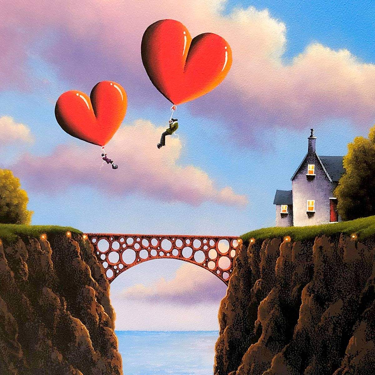 The Sky is the Limit - Original - SOLD by artist David Renshaw - Wyecliffe Galleries