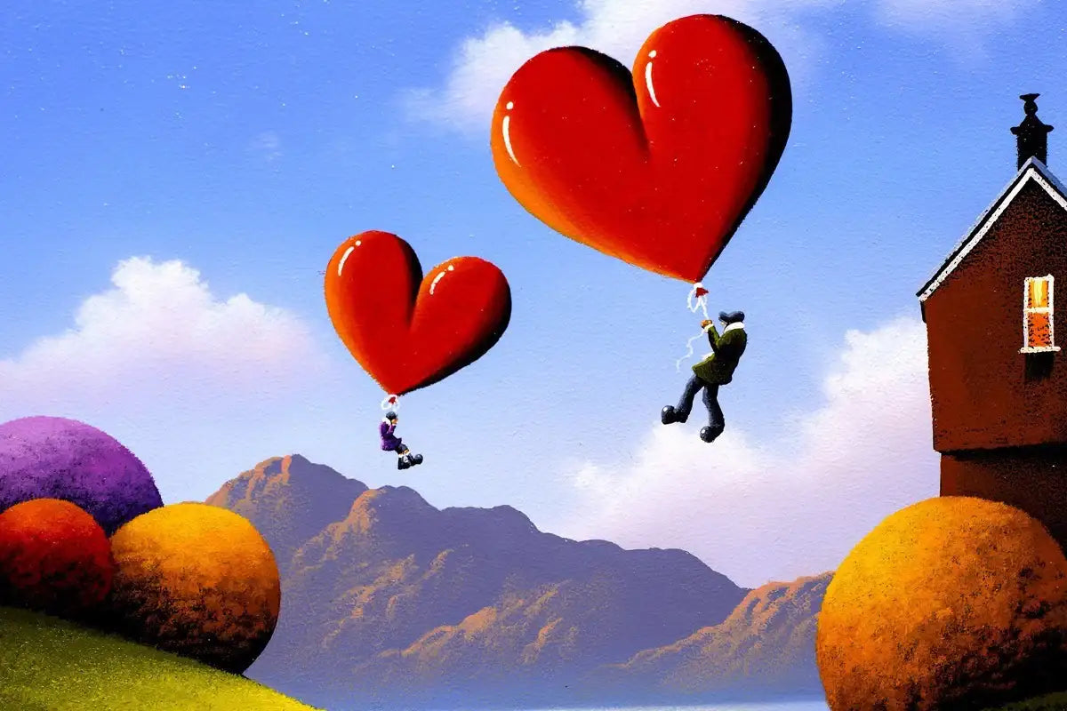 The Sky's the Limit - SOLD by artist David Renshaw - Wyecliffe Galleries