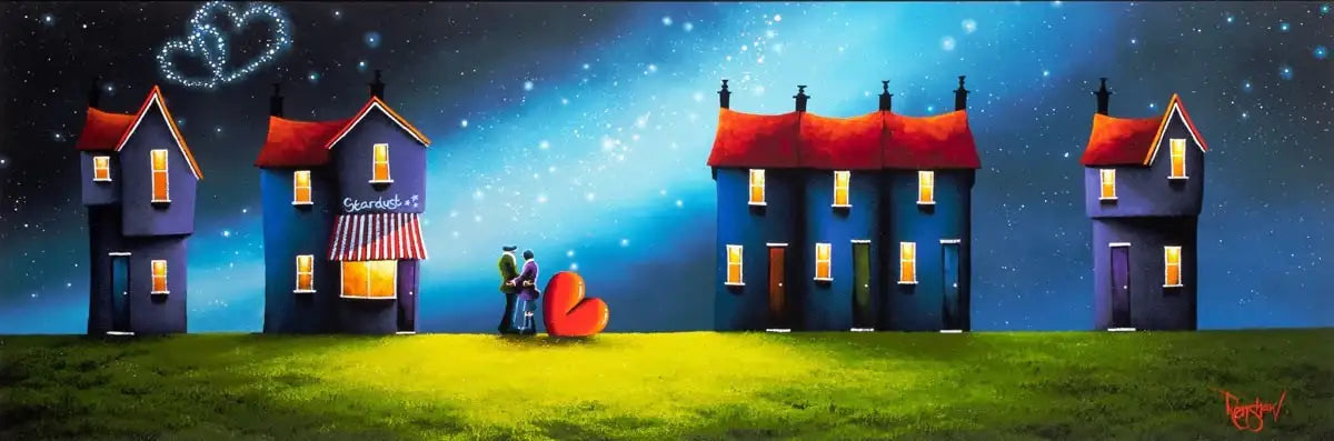 The Stardust Hotel - SOLD by artist David Renshaw - Wyecliffe Galleries