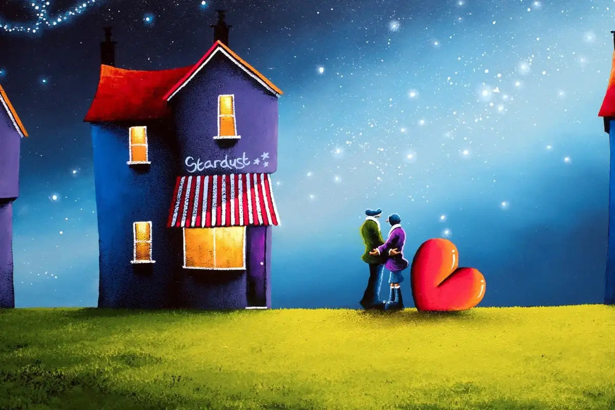 The Stardust Hotel - SOLD by artist David Renshaw - Wyecliffe Galleries