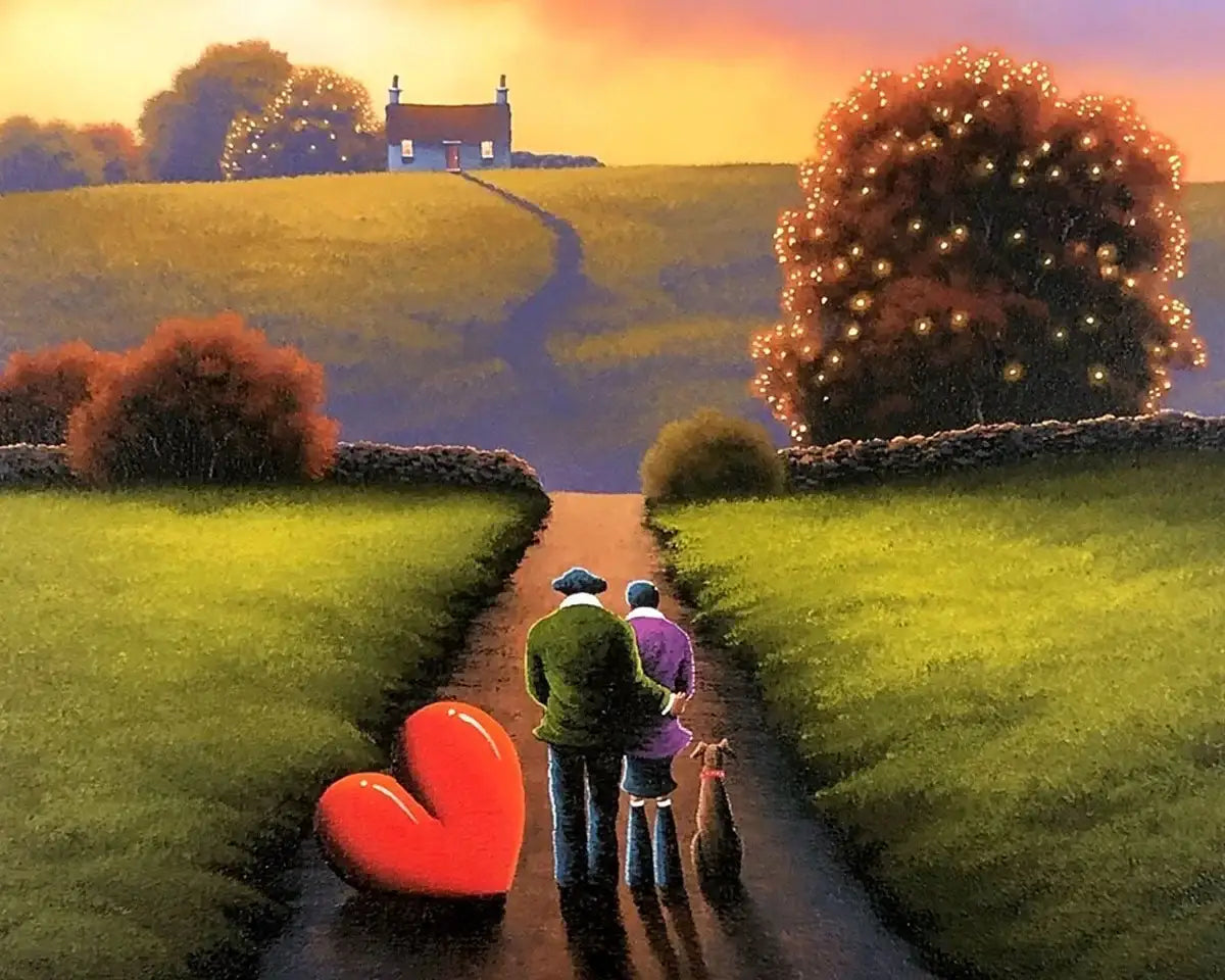 The Valley to Love - SOLD by artist David Renshaw - Wyecliffe Galleries