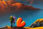 The Views Of Our Love - Original - SOLD by artist David Renshaw - Wyecliffe Galleries