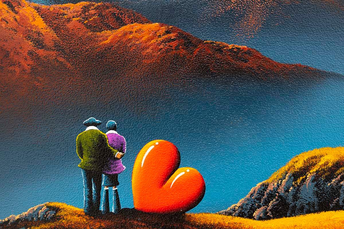 The Views Of Our Love - Original - SOLD by artist David Renshaw - Wyecliffe Galleries