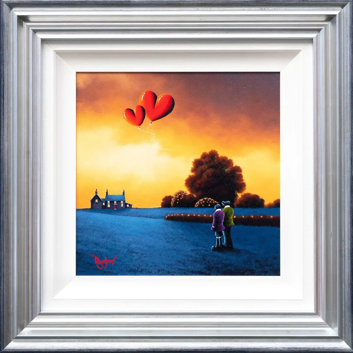 The Warmth of Our Love - Original - SOLD by artist David Renshaw - Wyecliffe Galleries