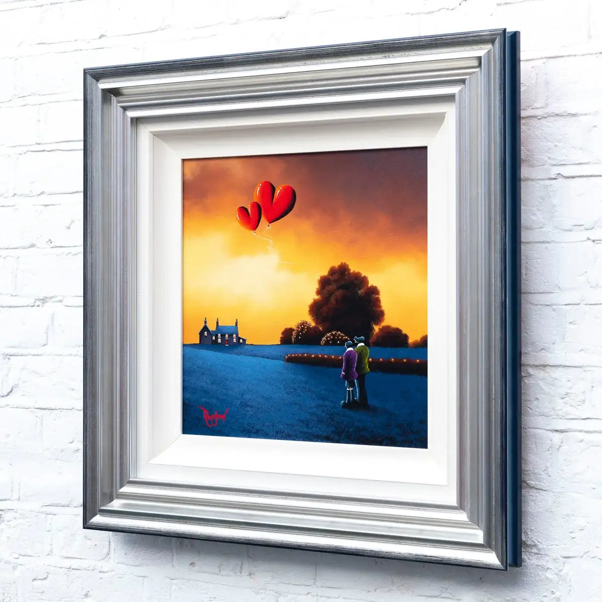 The Warmth of Our Love - Original - SOLD by artist David Renshaw - Wyecliffe Galleries